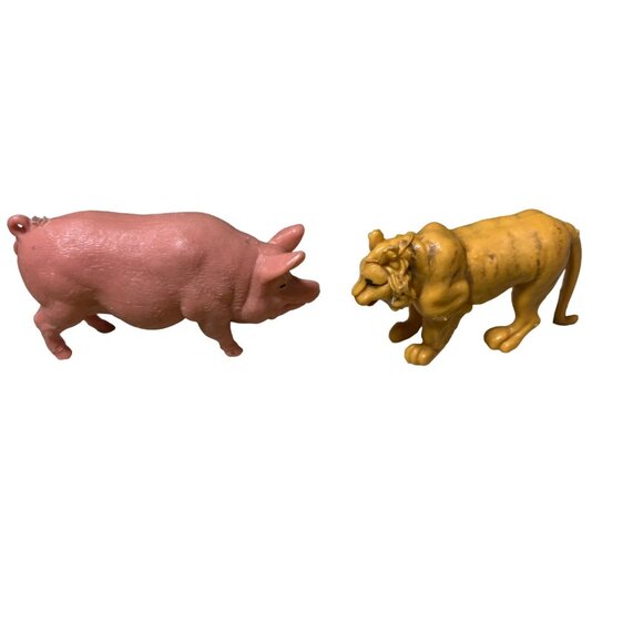 Toy Animal Lot  23 animals Made in Hong Kong - Picture 11 of 12